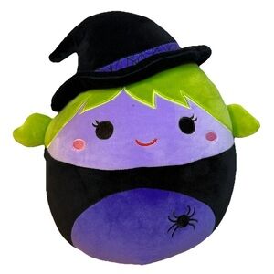 Squishmallows Keyes the Witch w Spider 11 Inch 2025 Halloween Squishmallow - NWT